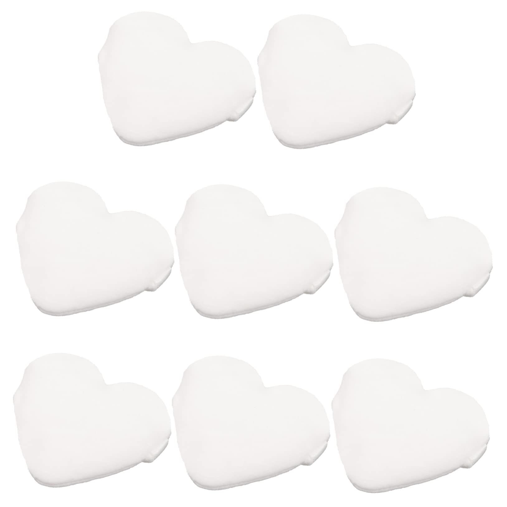 Ipetboom 8Pcs Heart Shaped Makeup Puff Soft Powder for Foundation and Loose Powder Application Gentle and Compact for Home Beauty Salon Use present for Women