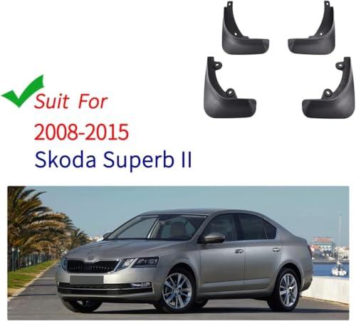 Bavettes de protection Skoda Superb II pour éviter boue et rayures