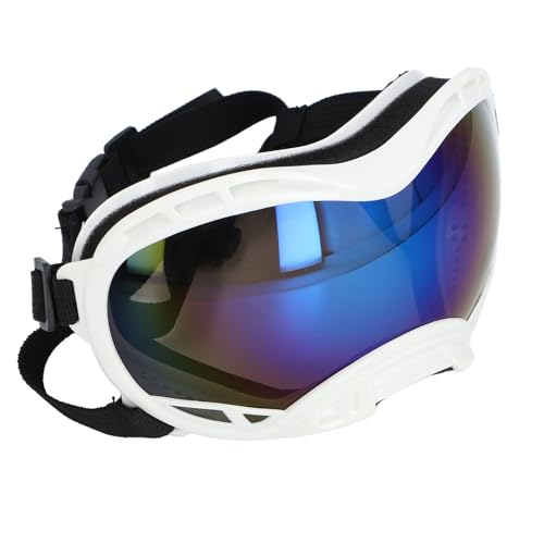 Lunettes de soleil pour grands chiens bleu avec sangle réglable et protection UV - 8