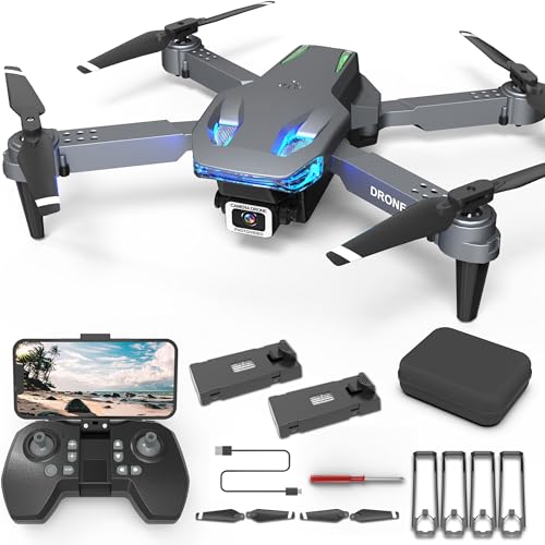 Wipkviey Drone with Camera – Drones for Adults 1080P HD RC quadcopter, With WiFi Video, Altitude Hold, Gesture Selfy, Headless Mode, 3D Flip, One Key Take Off/Landing for Beginners – T28