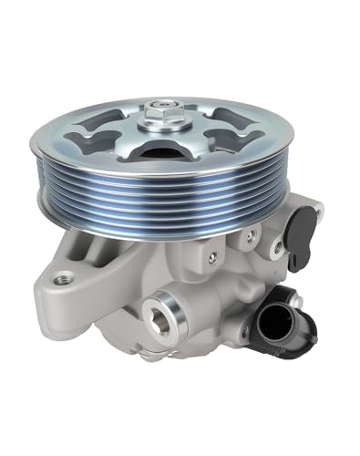 Image of 21-5456 Steering Pump with Pulley Compatible with 2006-2011 Honda Civic | Flecto, Compatible with 1.8L Civic models, Replaces 56110-RNA-A01, 56110-RNA-A02 and 56110-RNA-305