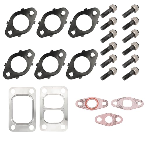 Image of Exhaust Manifold Gaskets Stud Nut Kit for Cummins 5.9L,6.7L 24V 1998-2019 1045986 1045985 1045987