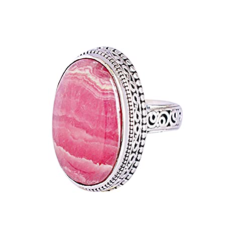 Rodocrosita rosa de plata 925 el regalo unisex ideal para aniversarios y ocasiones