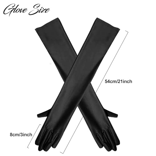 Guantes largos de carnaza 8 Imagen adicional