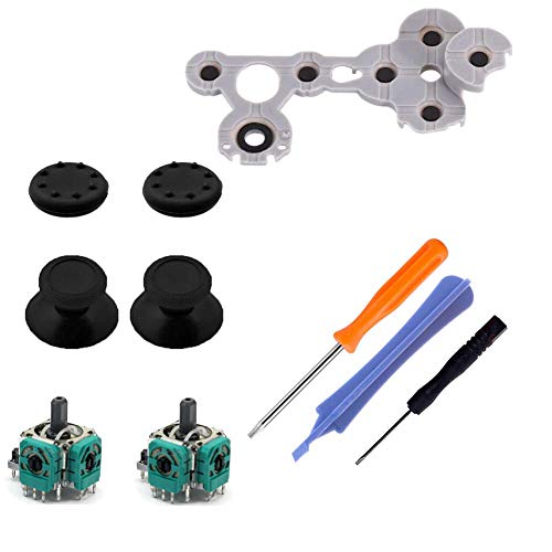Yoogeer 2Pcs Lot 3D Controller Sensor Module & Thumbstick + 1x Conductive D-Pad Kit for Xbox One
