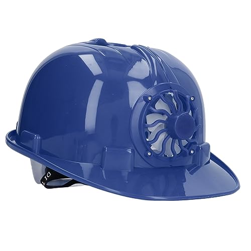 Capacete Solar Com Ventilador, Tampa Rígida Solar Com Resistência a Choque Ecológica, Ventilada e Re