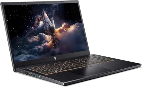 Nitro V 15,6" FHD IPS 165Hz Gaming Laptop, Intel Core i5-13420H, GeForce RTX 5050, 16GB RAM 512GB SSD, Wi-Fi, webcam, tastiera retroilluminata, 128gb 9H Docking Station, Windows 11 Pro, nero - Notebook - Immagine 2