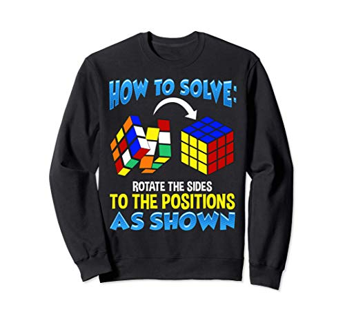 How To Solve Puzzle Cube - Funny Cubing Sudadera
