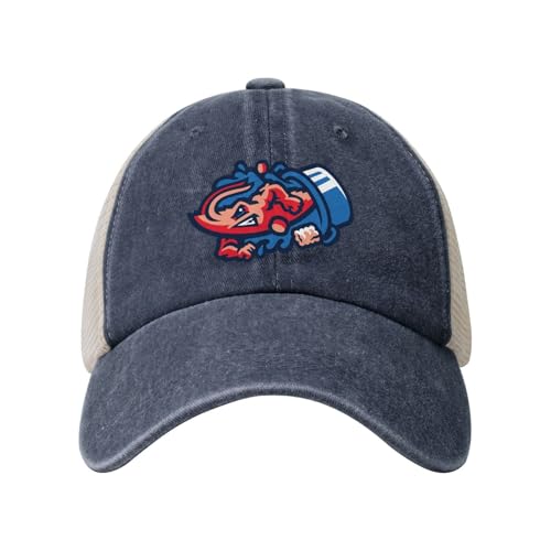 Gorra de béisbol vintage con malla y ajuste metálico miniatura 2