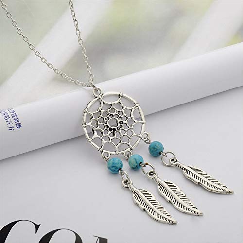 ZBOMR Collana con Acchiappasogni BohÉMien Collana