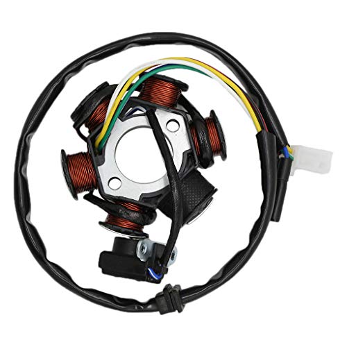 CNCMOTOK Ignition Stator Magneto AC 6 Pole Coil for GY6 125cc 150cc Scooter