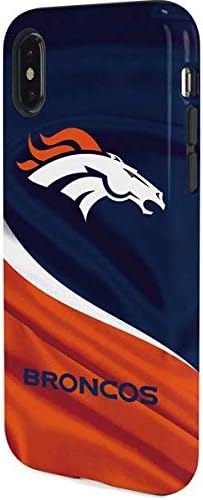 Skinit Pro Phone Case Compatible with iPhone X - Officially Licensed NFL Denver Broncos Design