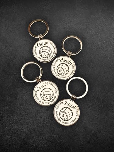 Volleyball Senior Gift, Volleyball Keychain, Volleyball Team Gift, Volleyball Senior Night Gift, Girls Volleyball Gift, Volleyball Player3