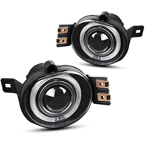 AUTOSAVER88 Fog Lights Compatible with 2002-2008 Dodge Ram 1500 2500 3500 Fog Light Replacement,with 12V 55W H7 Bulbs Cover