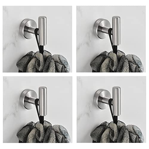 Juego de Accesorios de Baño XINGLO-6 Piezas 40cm Toallero Barra + Portarrollos para Papel Higiénico +4 Gancho para Pared SUS304 Acero Inoxidable/Acabado Cepillado/Instalación de Perforación - imagen 4