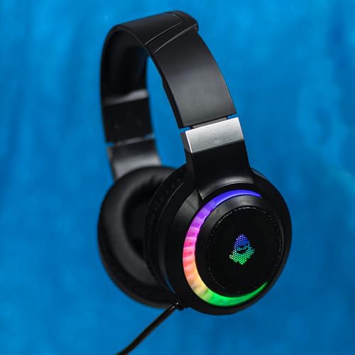 Headset Gamer Mancer Twilight, Iluminação Rainbow, Drivers 50mm, Microfone Omnidirecional, Conector