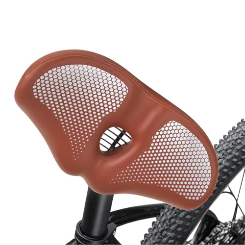 Siège pour vélo absorbant les chocs avec coussin ventilé de VTT