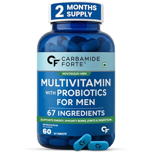 Carbamide Forte Multivitamin Tablet for Men Gym | Multi vitamin Tablet for Men | Multi Vitamin for Mens for Daily Immunity & Energy Support | 60 Tablets