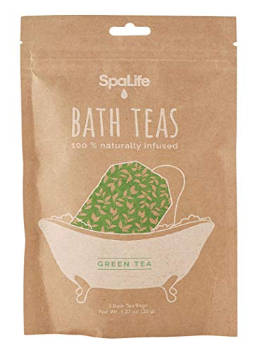 SpaLife Naturally Infused Bath Tea (3 Pack) (Green Tea)