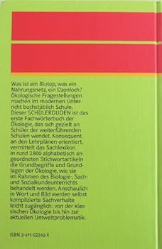 Hardcover (Duden) Schülerduden, Die Ökologie [German] Book