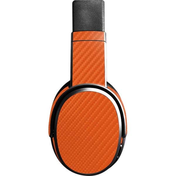 Skinit Decal Audio Skin Compatible with Skullcandy Crusher Wireless - Orange Carbon Fiber Specialty Texture Material Design