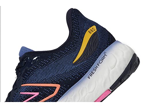 Image of New Balance Women's Fresh Foam 880 V12 Running Shoe, Eclipse /Vibrant Apricot, 8.5 Medium