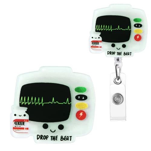 Enrouleur de badge rigolo ITOKEY attache rétractable pour enseignant