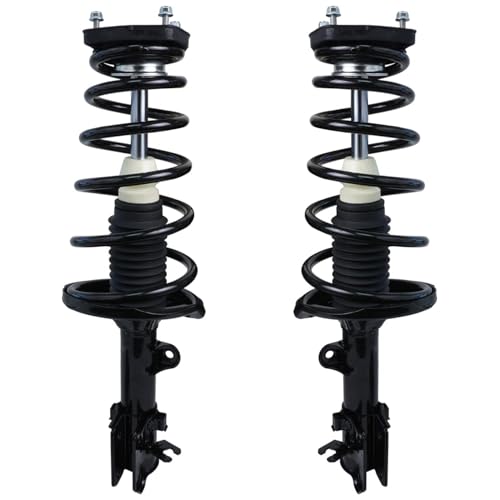 Image of Detroit Axle - Rear Struts for Hyundai 2005-2009 Tucson 2005-2010 Kia Sportage, 2 Ready Struts w /Coil Spring Assembly 2006 2007 2008 Replacement Suspension Quick Install Ready Strut Shocks