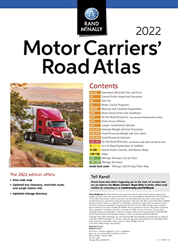 Rand McNally 2022 Motor Carriers' Road Atlas