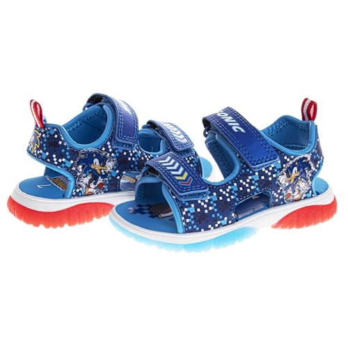 Josmo Boy's Sonic The Hedgehog Lighted Sandal (Toddler/Little Kid)4