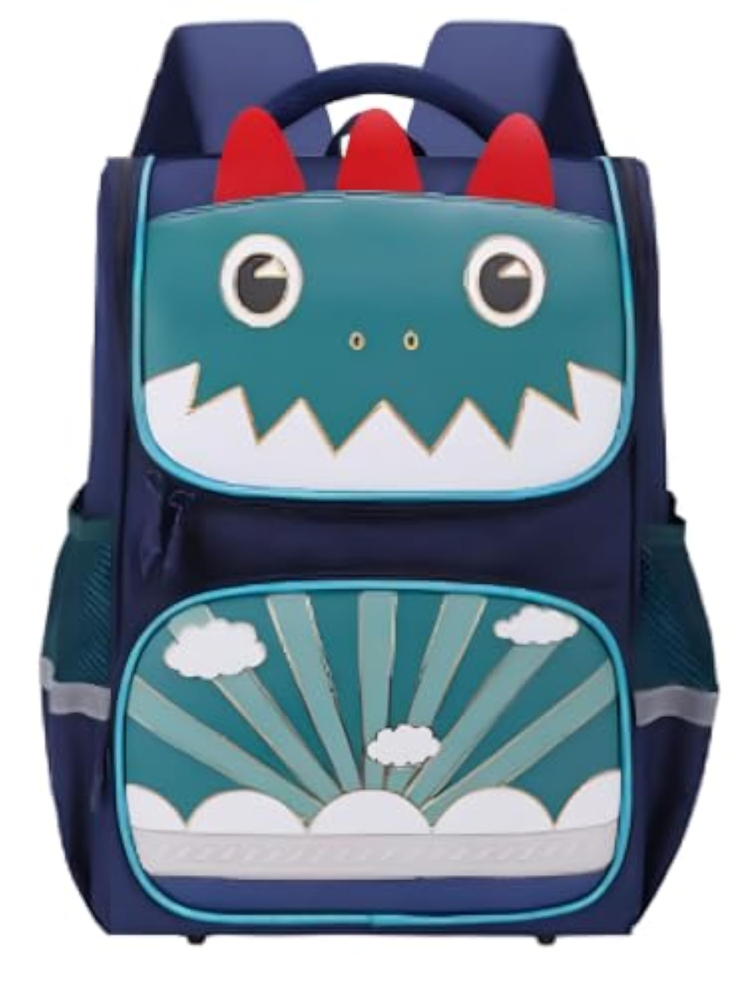 Anime Demon Theme Kids School Backpack