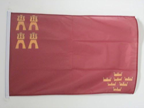 AZ FLAG, Murcia Flag, 2x3 Ft, For Outdoor, Spanish region of Región de Murcia Banner Knitted Polyester with Two Plastic Rings