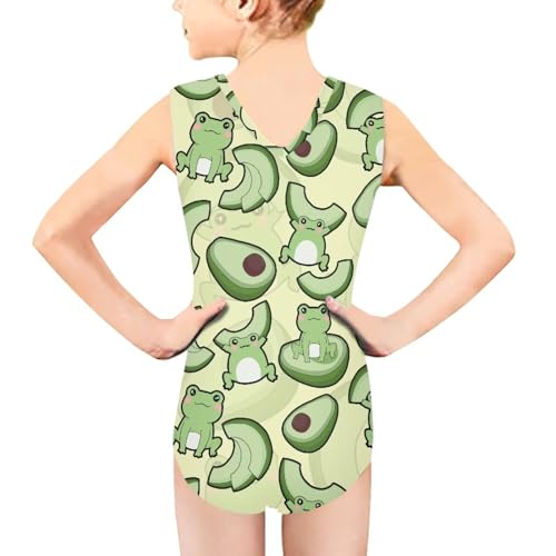 Image of Girls Fashion Print One Piece Swimsuit Bathing Suit Gymnastic Leotard for Kids, 5-14 Years