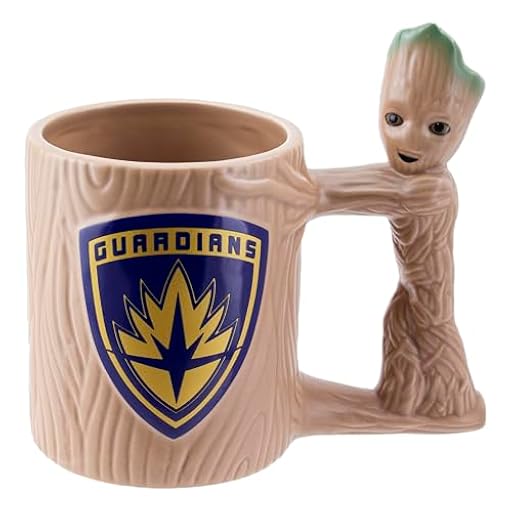Taza Groot - Producto oficial Guardians of the Galaxy, taza de cerámica para té, regalo original para fans de GOTG, capacidad XL 300ml | Ya disponible en tu tienda friki favorita! En mundofriki.es!