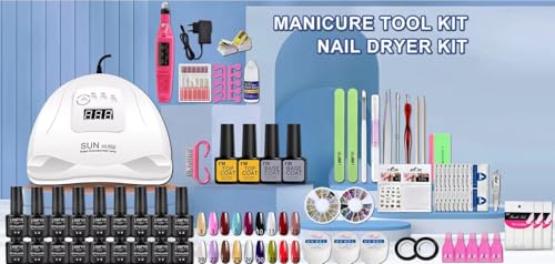 Vernis a ongle gel UV kit complet pour arreter le vernis qui s'ecaille
