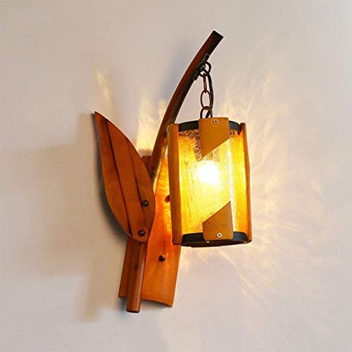 Luminaire décoratif allée en bois pour tamiser la lumière
