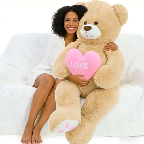 MorisMos Giant Teddy Bear Stuffed Animal with...