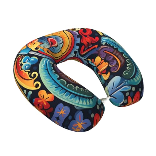 Almohada cervical de espuma viscoelástica negra única miniatura 2