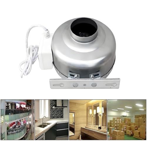 Ventilador de Canal en línea, ventilación axial, Ventilador de conducto de Aire para conductos Redondos de 315 mm, Extractor, Campana extractora, Ventilador de Tubo de Cocina, Ventilador centrífugo