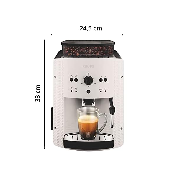 Krups Roma EA8105 - Cafetera superautomática 15 bares de presión, 3 niveles intensidad café - Imagen 3