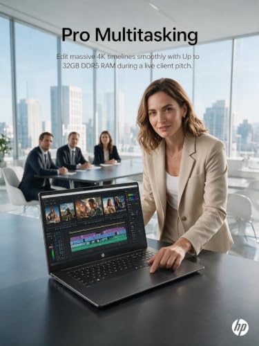 Image of HP 17 Inch AI FHD Laptop Intel Ultra 7 255U 16GB 1TB WiFi 7 Win 11 Pro | 17.3 IPS Anti-glare Display, Bluetooth 6.0, Backlit KB, Intel AI Boost 12 TOPS NPU, Copilot Key, Fast Charge, Mica Silver