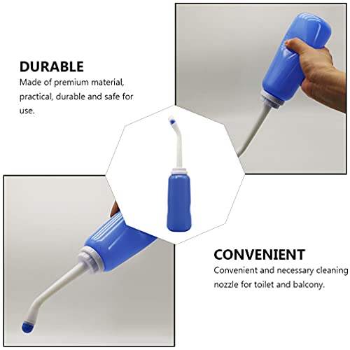 DOITOOL Ducha de pressão de silicone vaginal para limpeza vaginal anal para homens e mulheres