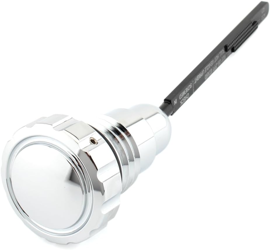 GZYF Chrome Motorcycle Oil Dip Stick Motorcycle Engine Oil Tank Dipstick for Harley Touring for Harley Touring FLHR FLHX FLH/T FLTR 2007-2016