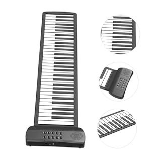 SHOWERORO Roll Piano Piano Électrique Clavier Électronique Clavier Pliable Instruments Pour Adultes Piano De Voyage Clavier Piano Pour Adultes Claviers Silicone Pliable Piano Enroulable - Les Beatles, Paul McCartney, John Lennon, RIngo Starr, George Harrison SHOWERORO Roll Piano Piano Électrique Clavier Électronique Clavier Pliable Instruments Pour Adultes Piano De Voyage Clavier Piano Pour Adultes Claviers Silicone Pliable Piano Enroulable – Image 3