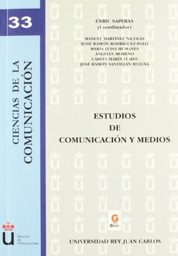 Portada de Estudios de comunicación y medios
