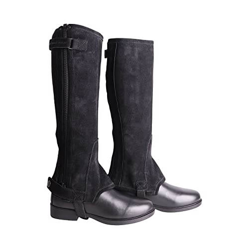 AK Jupiter Real Suede Horse Riding Half Chaps AKRS-2154 (M, ...