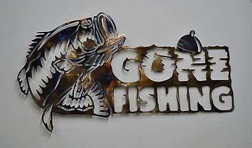 Decalcomania Vinile Maniacale Pesca Con Basso Pesce Al Centro Adesivo - Foto 8