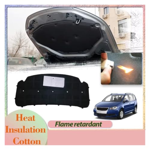 Doublure d'isolation en coton insonorisé haut de gamme Touran 1T
