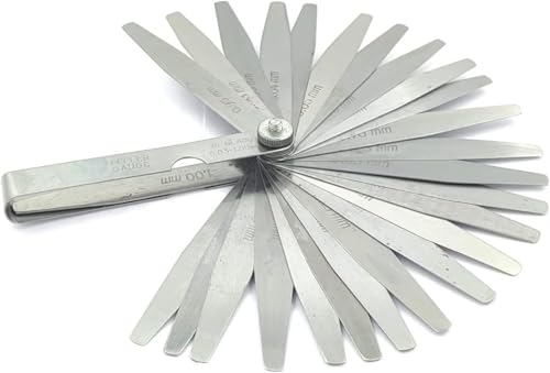 Byoholic Feeler Gauge Metric Size Stainless Steel Quality Precision Hand Tools (13 Blades)