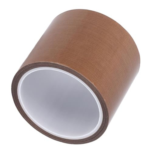 Aramox PTFE-beschichtetes Glasfaserband, Hochtemperatur-Antihaftklebeband, Möbelversiegelung für Schränke und Schubladen, 10 M für den Einsatz Als Vakuumierer
